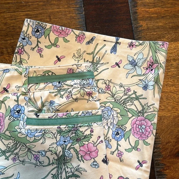 Casual Corner flowery pants size 12 - Picture 4 of 9